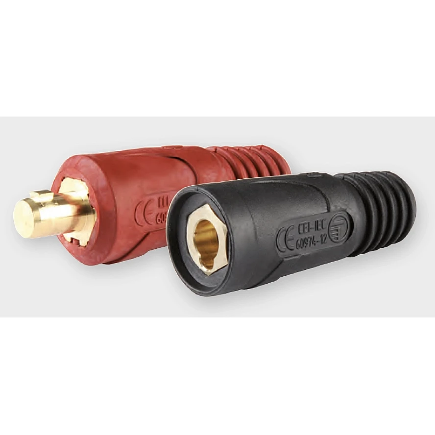 Schweisskabel Kabelkupplungen Rot / Schwarz